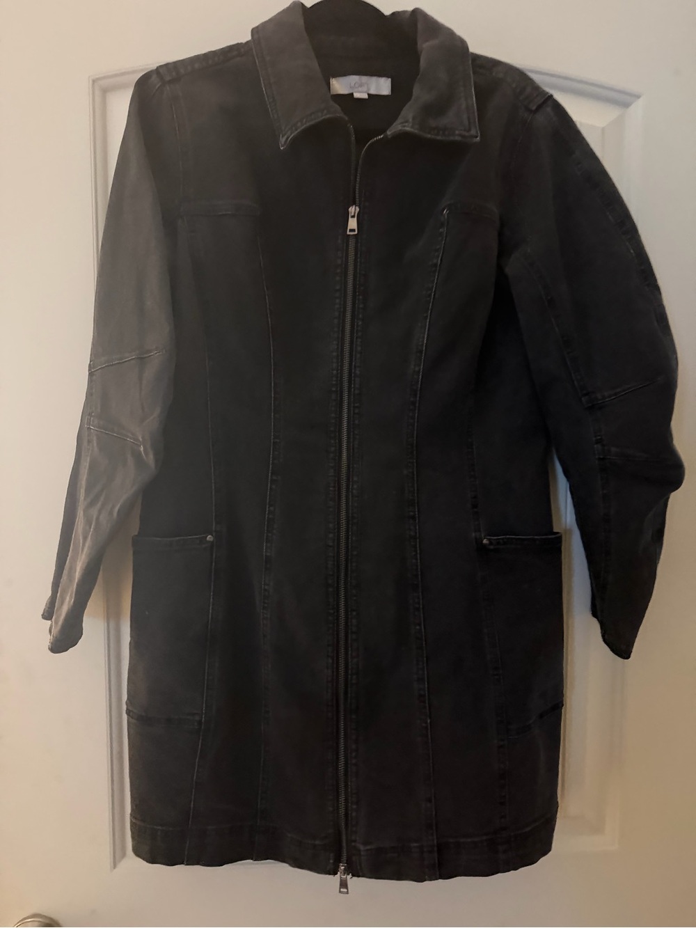 Women’s Black Zip-Front dress